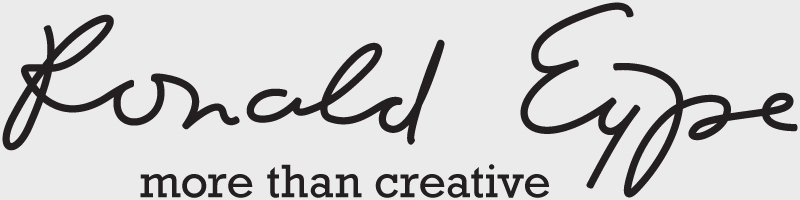 Logo Ronald Eijpe, more than creative